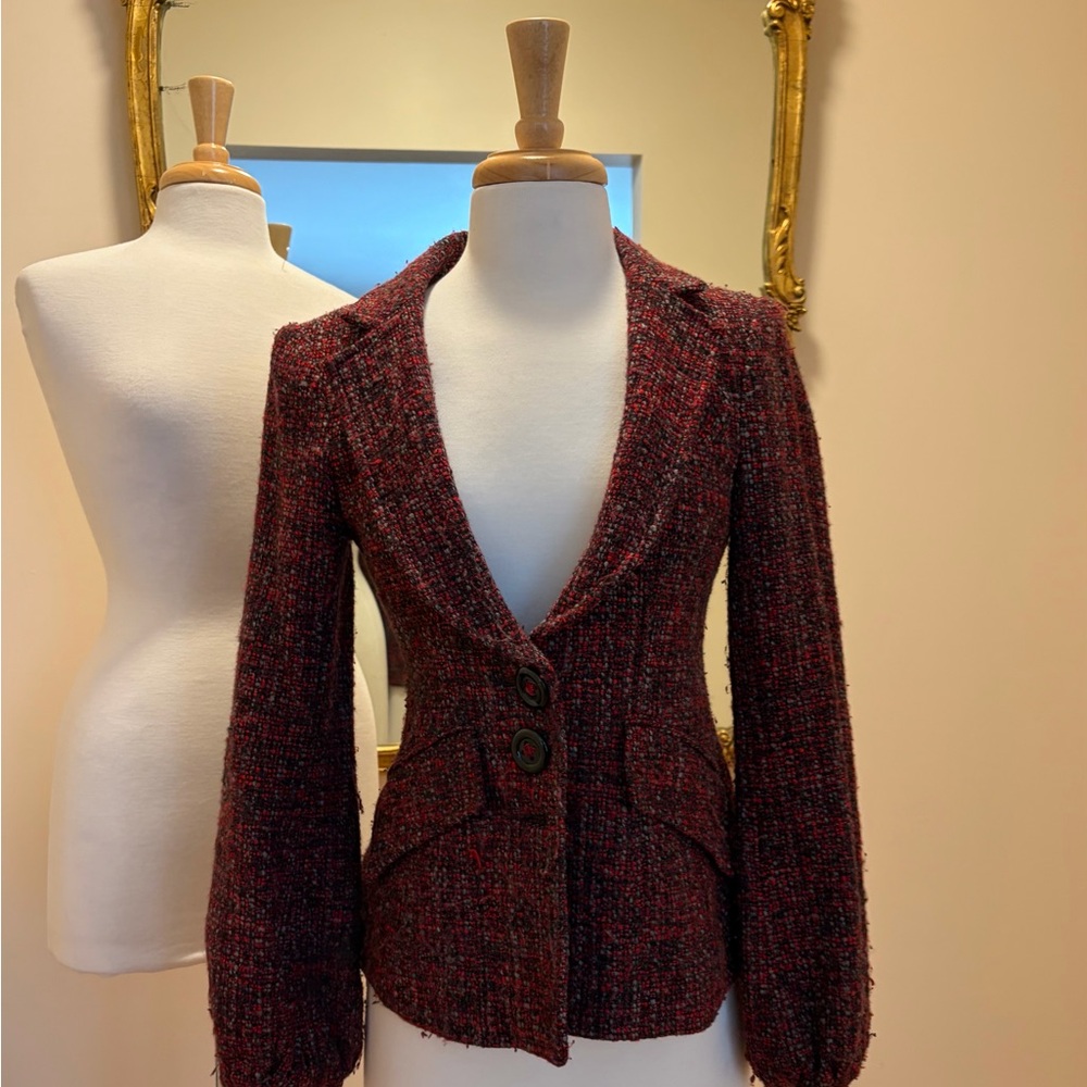 Nanette Lepore Maroon Jacket